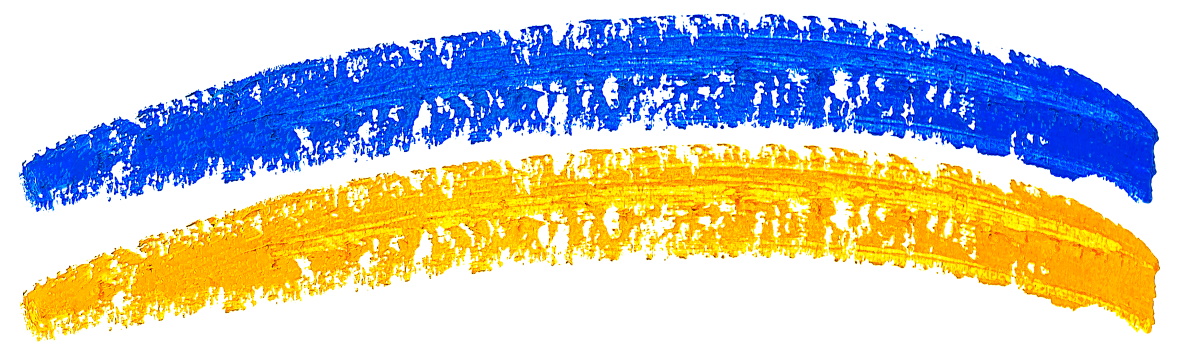 Couleurs du drapeaux ukrainien