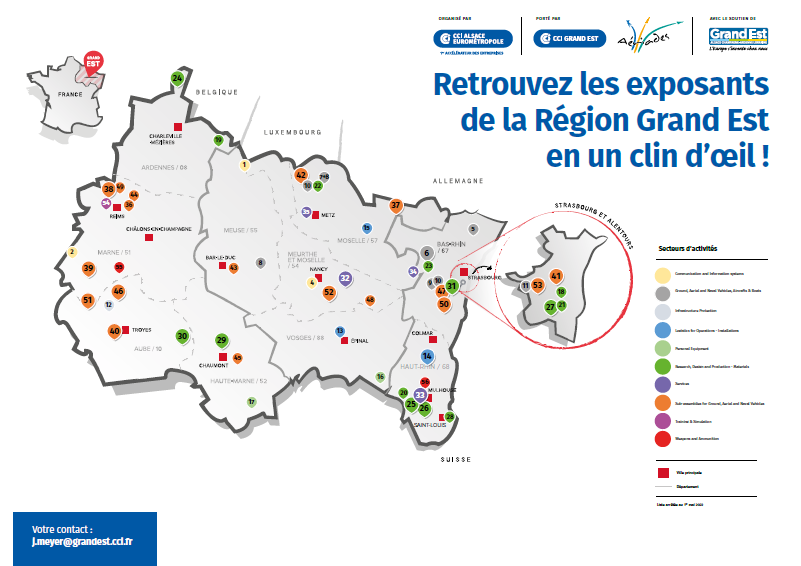 Cartographie exposants Global Industrie 2022