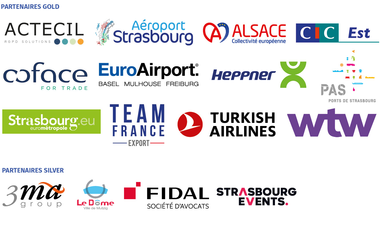 Logos partenaires Trophées Export 2023