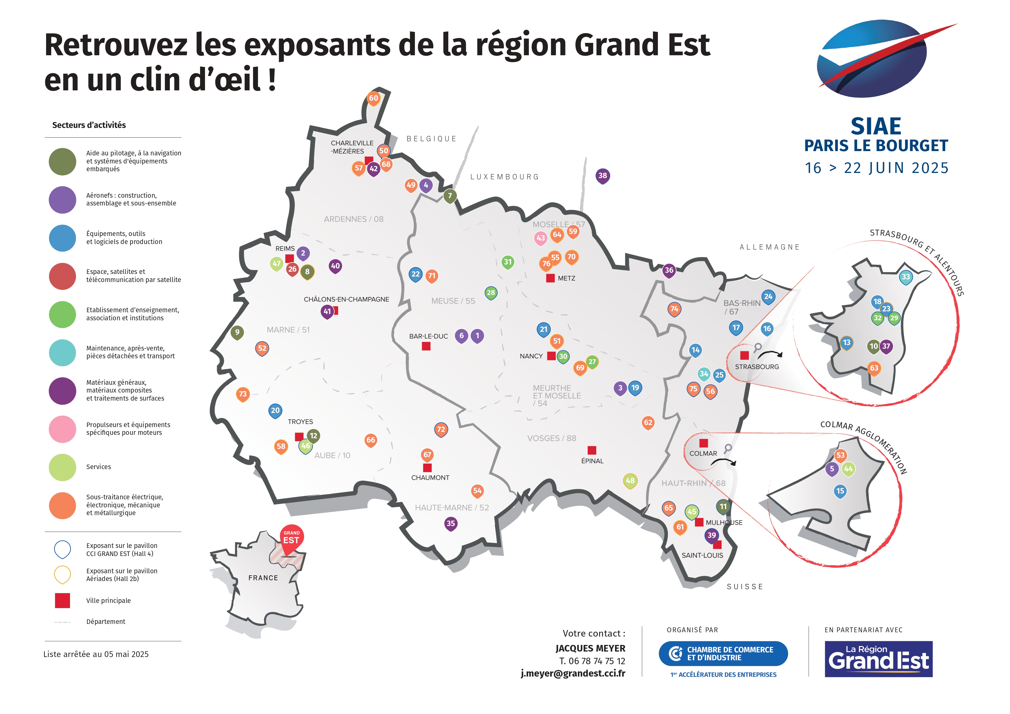 Bourget 2025 exposants