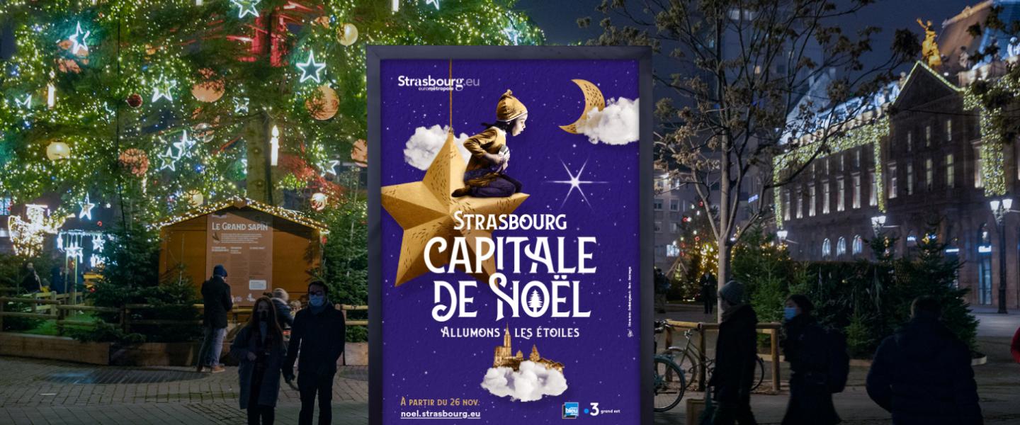 Strasbourg Capitale de Noël 2021 - marché de Noël