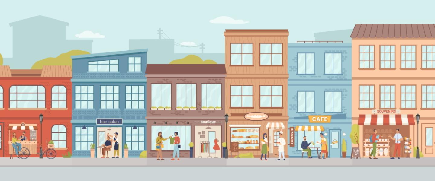 illustration de commerces